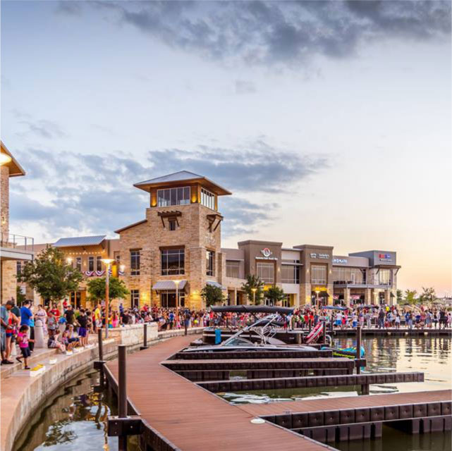 the boardwalk at towne lake