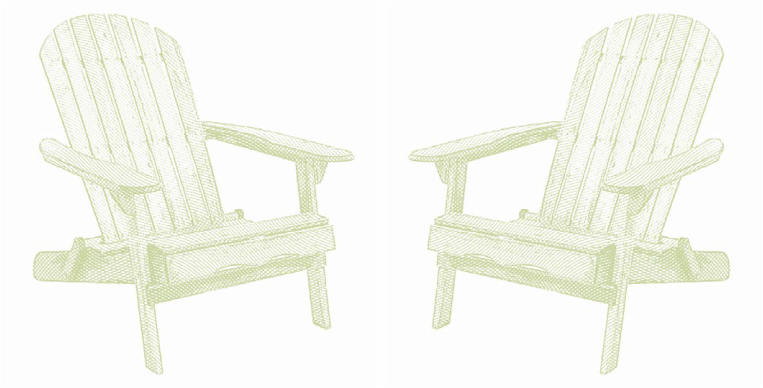 green chairs icon