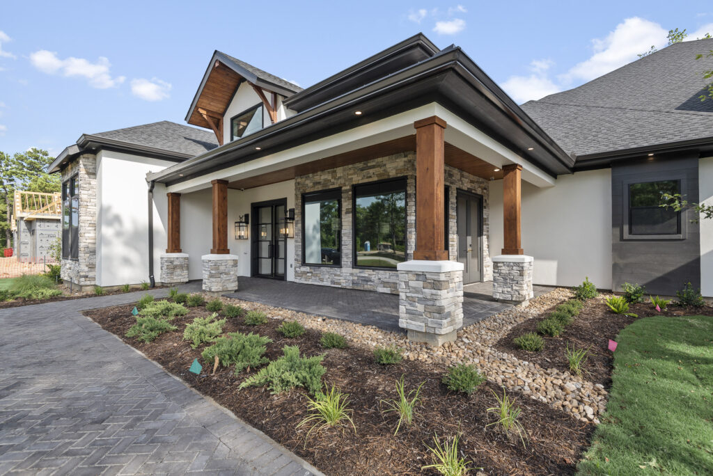 brickland custom homes exterior