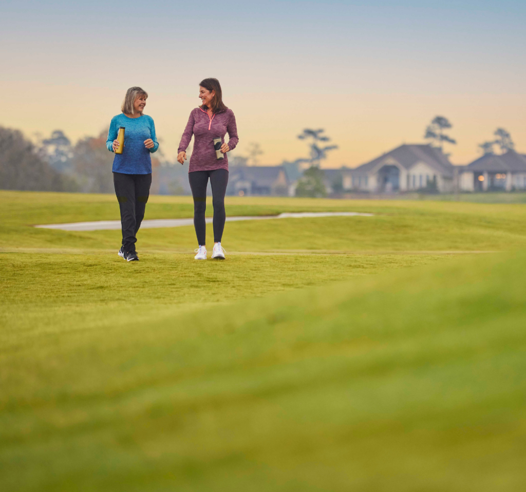 multifunctional golf course - women walking