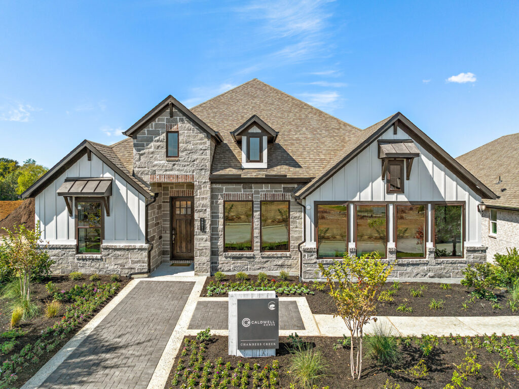 Caldwell Homes Model Exterior