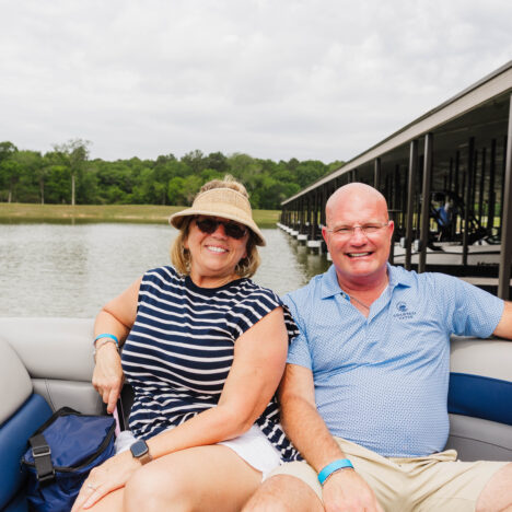 private marina at Chambers Creek on Lake Conroe