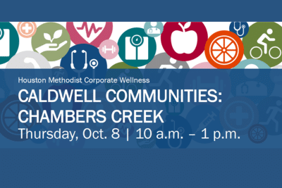 Houston Methodist Wellness Booths 89 active adult lifestyle